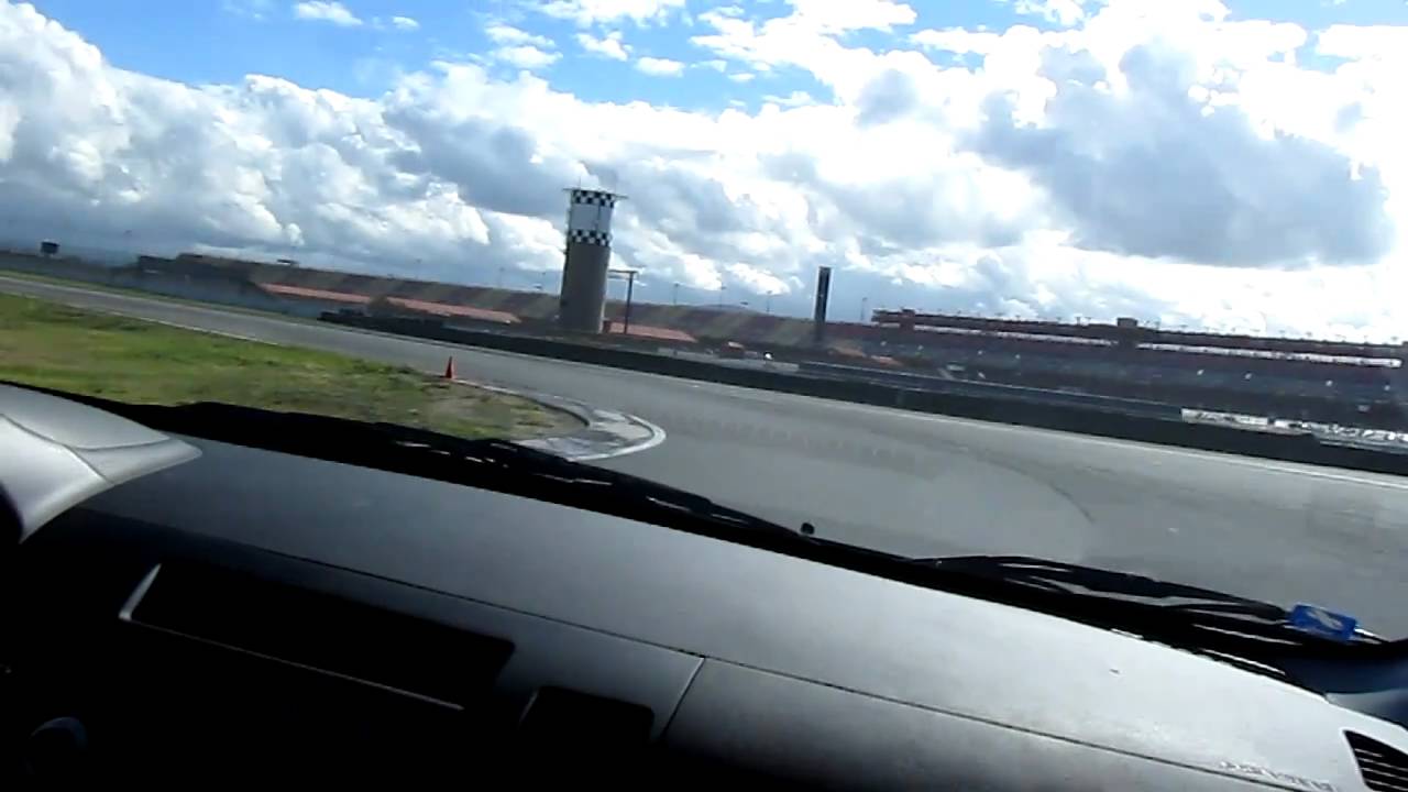 Larry in EVO X on Roval at auto club speedway in Fontana, CA - YouTube