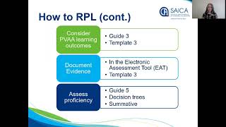 Recognition of Prior Learning