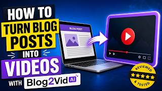 🚀 How to Turn Blog Posts into Videos with Blog2Vid AI