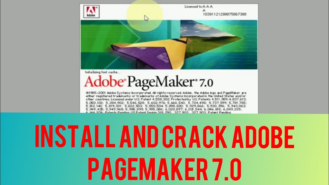 adobe pagemaker 7.0 windows 10