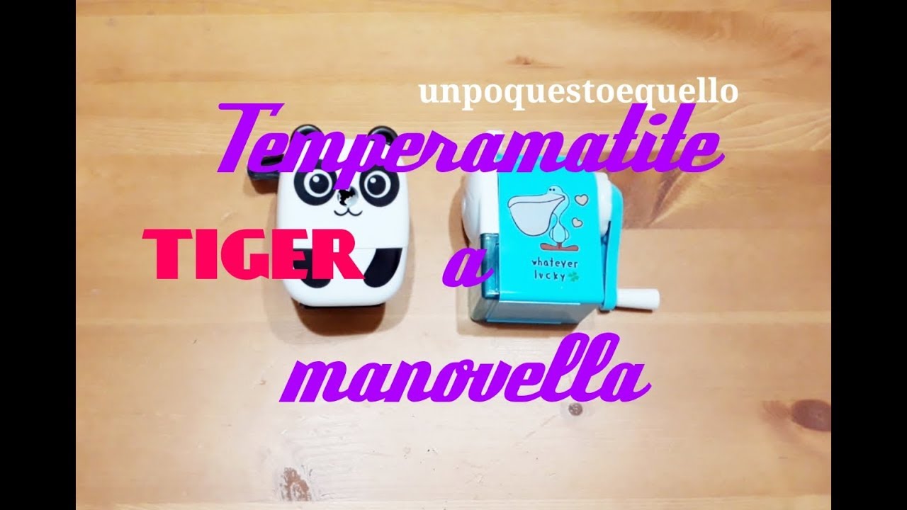 Temperamatite a Manovella - united office - in plastica nera - usato