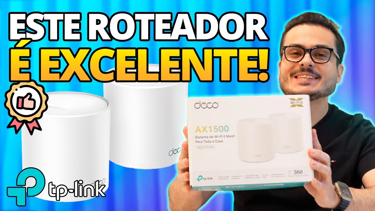 ROTEADOR WI-FI BOM E BARATO? TESTEI O TP-LINK! Deco X10 - YouTube
