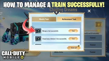 How to Manage a Train Successfully in KRAI COD Mobile (Chasing Dreams Event) | CODM 🔥