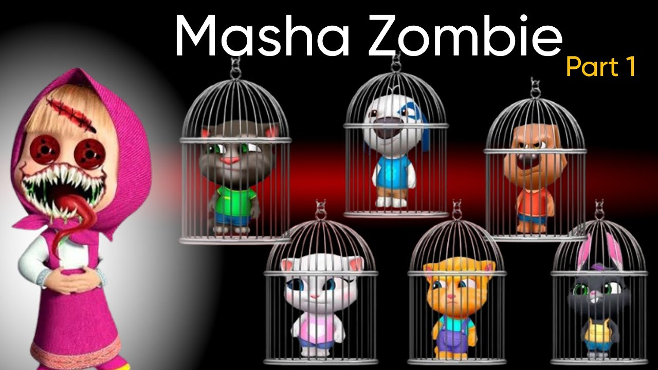 Masha Zombie - Dead Talking Friends 😢 / Talking Tom and Friends / AMONG US