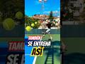 Un calisténico jugando al tenis 🎾 #deporte #fitness #calistenia #delacourfit