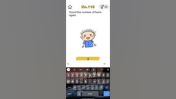 count the number of hairs👶👶brain out #shorts#brainout #asgaming #trending #viralshorts @crazy gaming