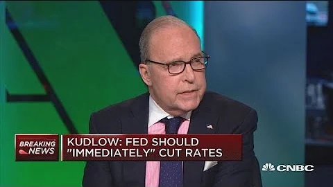 Larry Kudlow: Fed should cute rates by 50-basis points now