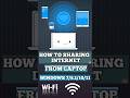 How to Share Internet from Laptop | how to sharing internet with another Computer @TrakinTech