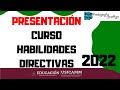 ✔Presentación Curso Habilidades Directivas 2022 Promoción Vertical / Pedagogía Contigo