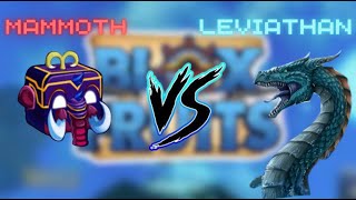 1v1ing The LEVIATHAN???? Leviathan Boss VS Mammoth Fruit | Blox Fruit