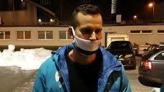 Michał Fikrt po meczu z JKH GKS Jastrzębie.