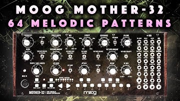 Moog Mother-32: Melodic Patterns/Sequences. No Talk Demo Jam