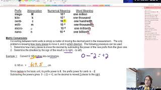 CP Physics Unit 1 (C1) - Metric Conversions