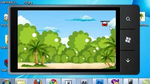 XNA Parallax Scrolling my firt project.mov