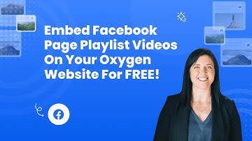 How to embed Facebook page playlist videos on your Oxygen website for FREE? #embed #free #fb #oxygen