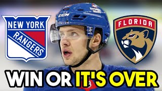 New York Rangers Have A HUGE MUST WIN GAME Against The Florida Panthers!