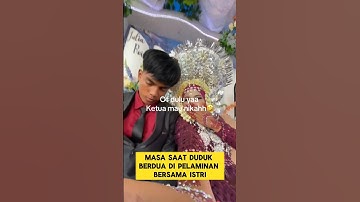 momen lucu ketika pengantin pria ketiduran saat di pelaminan ‼️‼️#ngakak #lucu #nikah #ketiduran
