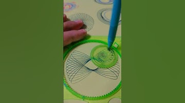 how to make simple spirograph easy drawing satisfying video#artinstruction #creativetutorial#asmr
