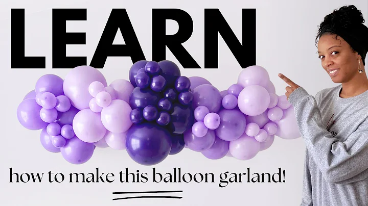 How To Make A Mini Balloon Garland | DIY Tutorial