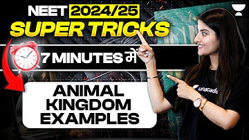 Learn Animal Kingdom Examples | 7 Mins में Super Tricks | Seep Pahuja #aarambh  #aarambh2024