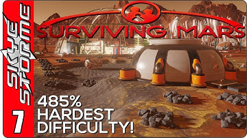 Surviving Mars Gameplay Ep 7 ►Tunnel Building!◀ 485% HARDEST DIFFICULTY PLAYTHROUGH