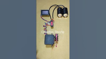 Rope Power Turns On Bike Fog Light & Voltmeter With a Gear Motor Dynamo _ DC Motor #dcmotor #shorts