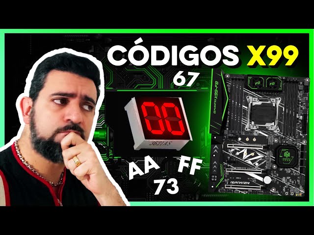 CONSEGUI OS CÓDIGOS DE ERROS DAS PLACAS CHINESAS, X99 F8, TF, MR9A