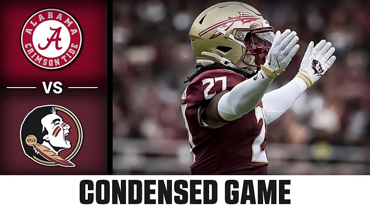 Alabama vs. Florida State Condensed Game | 2025 ACC Football