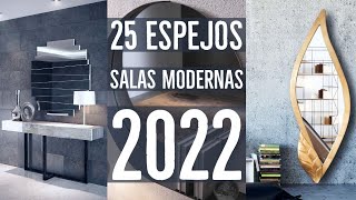 100 ESPEJOS MODERNOS PARA DECORAR 2024  ESPEJOS DECORATIVOS para SALAS  MODERNAS y recibidores 