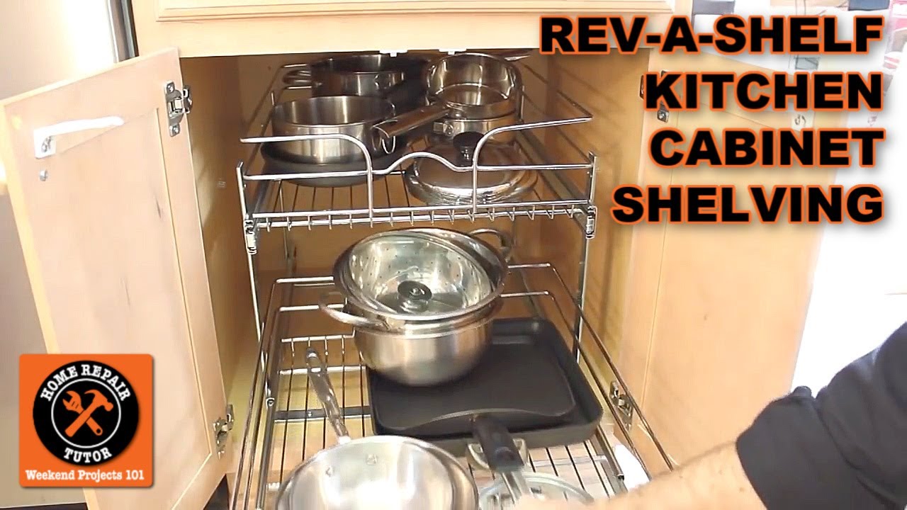 Rev-a-Shelf 5PD Series Pull Down Shelf Introduction by KitchenSource.com 