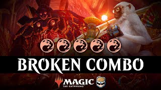 I made a broken mono-red combo deck | Ragavan Brawl MTG Arena