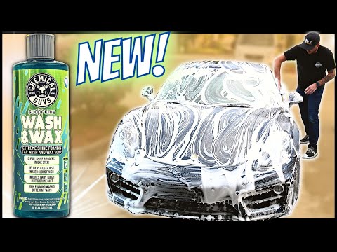 Wash & Wax Your Car At The Same Time With The ALL NEW Sudpreme Wash & Wax  Auto Soap - Chemical Guys 