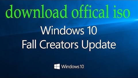 download Windows 10 Fall Creators Update ISO Build 1709 from microsoft website 100% working trick