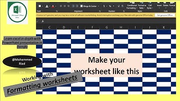 7E) How to apply color banded rows or columns in excel (Part 5) #excelbasics
