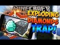 Minecraft pe  exploding diamond trap  tutorial  mcpe 0141