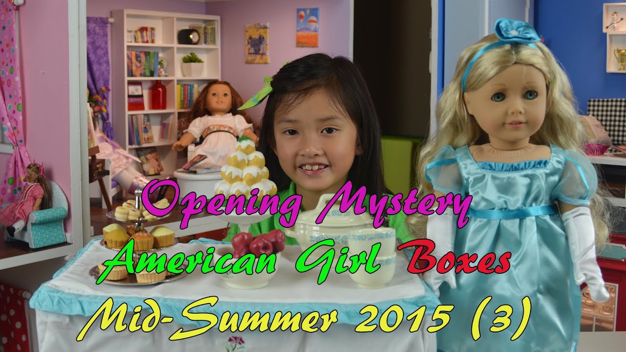 Opening Mystery American Girl Boxes Summer 2015 (3) YouTube