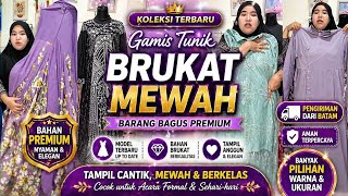 Shoping Online Youtube | Gamis Tunik Brukat Mewah Harga Bersahabat | Kirim dari Batam