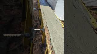 Заливка и демонтаж щитовидной опалубки/Строительство #construction #строительство #diy