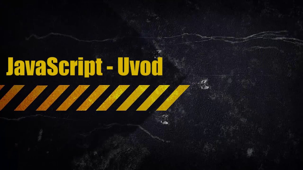 8. JavaScript - uvod - YouTube