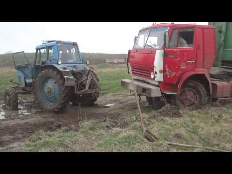 Трактор МТЗ-82 встает