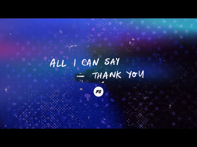 Planetshakers - All I Can Say