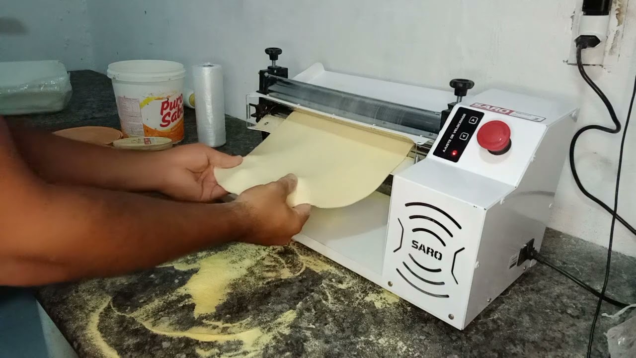 Cilindro Laminador De Massas Salgados Pizzas e Pastéis