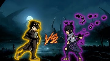 Jotaro K1 V2 VS Sasuke Indra V2 in Jump Force Mugen