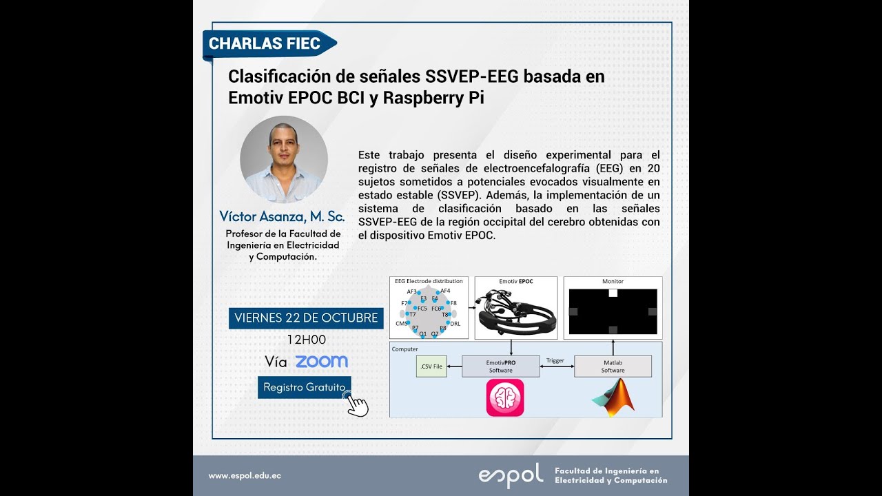 ⭐⭐⭐⭐⭐ Clasificación de señales #SSVEP_EEG basada en #Emotiv EPOC BCI y #RaspberryPI