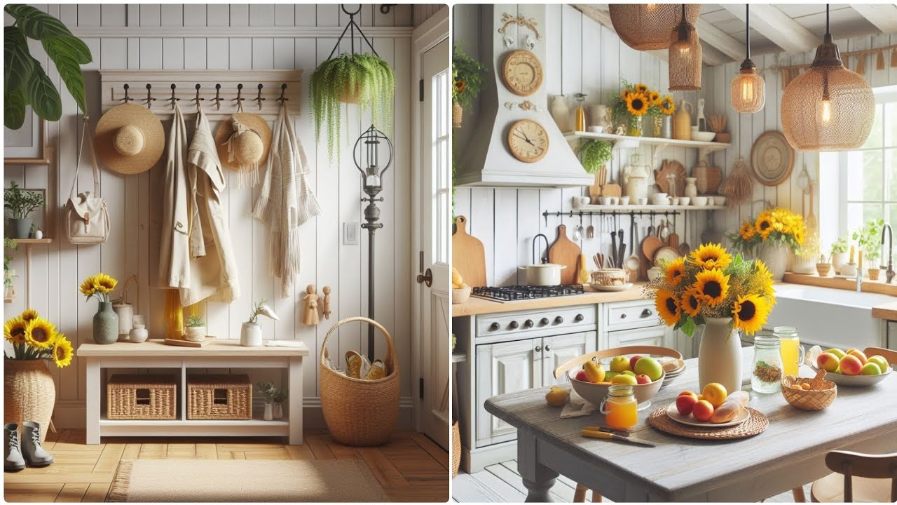 Summer farmhouse interior decoration ideas. Farmhouse interior ...