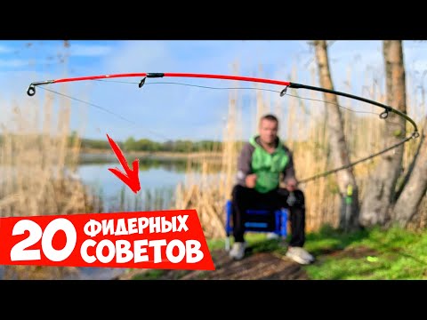 Видео: 20 СОВЕТОВ для РЫБАЛКИ на ФИДЕР НОВИЧКУ... Без проблем и выброшенных денег!