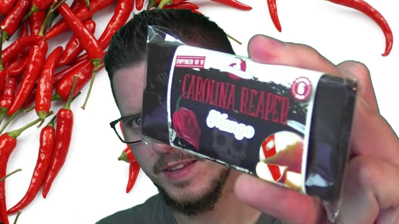 Schärfste Schokolade der Welt? CAROLINA REAPER MANGO SCHOKOLADE ...