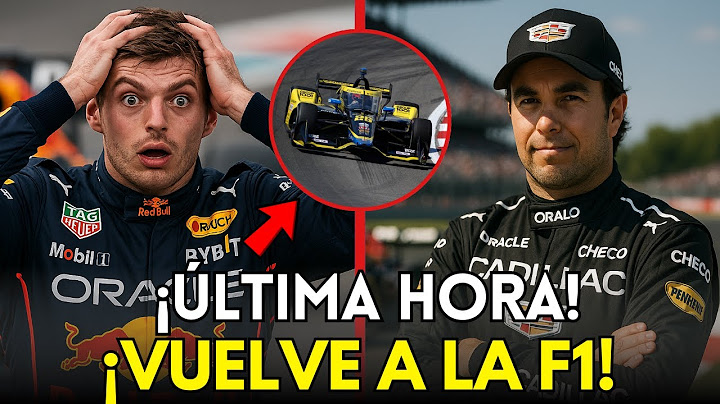 ¡BOMBAZO! CHECO PÉREZ FIRMA POR CADILLAC Y VUELVE A LA F1