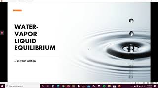 Water Vapor Equilibrium- Fitting Data to Antoine's Equation (Part 1)