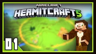 HermitCraft Season 5  Episode 1:  Making The City And Hilarious Caving